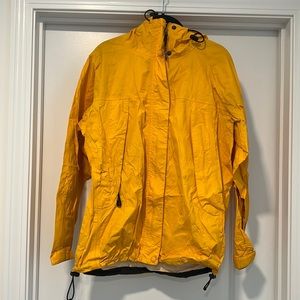 Yellow rain coat